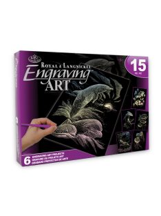   Képkarcoló válogatás készlet 6 képpel - Holografikus - Nagyméretű ajándékkészlet