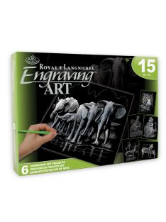 Ezüst képkarcoló készlet 6 az 1-ben - Vadon válogatás készlet