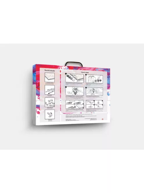 Számozott kifestő készlet vászonra 40x50 cm - Hegyi százszorszépek