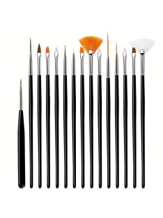 Ecsetkészlet - MEEDEN 15 Pcs Micro Detail Paint Brush Set