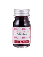 Illatosított tinta 10 ml - Jacques Herbin Perfumed Ink - Piros színű és rózsa illatú tinta