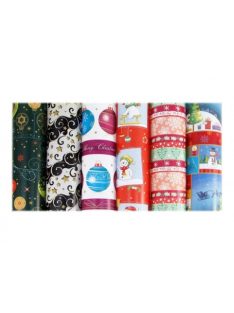   Aliance mintás ofszetpapír tekercsben 60 g/m2 karácsonyi 0,7 x 2 cm