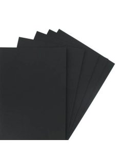   Cartador dekorációs karton, újrahasznosított színes papír 270 g/m2 fekete 50 x 65 cm