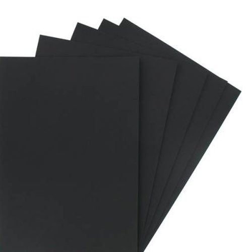Cartador dekorációs karton, újrahasznosított színes papír 270 g/m2 fekete 50 x 65 cm