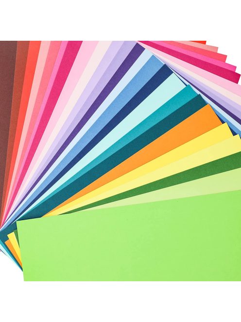 Cartador dekorációs karton, újrahasznosított színes papír 270 g/m2 16 színárnyalat 50 x 65 cm