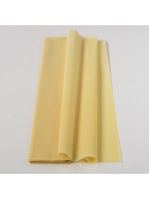Krepp-papír 75% kreppelés 40 g/m2 ELEFÁNTCSONT 0,5 x 2,50 cm