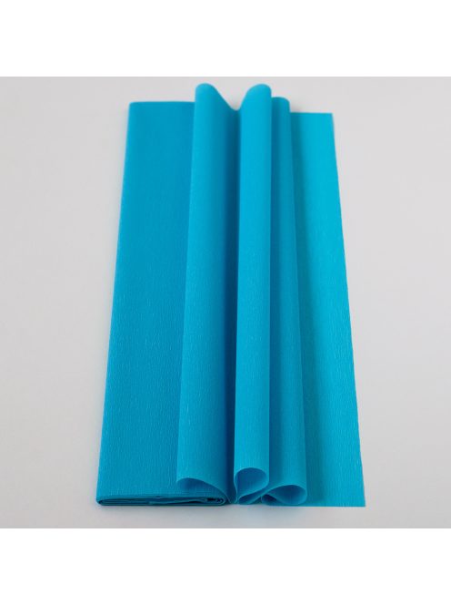 Krepp-papír 75% kreppelés 40 g/m2 TÜRKIZ 0,5 x 2,50 cm