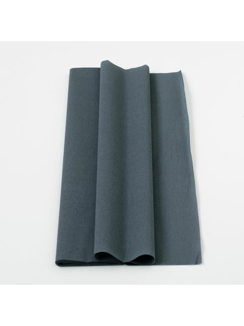Krepp-papír 75% kreppelés 40 g/m2 SZÜRKE 0,5 x 2,50 cm