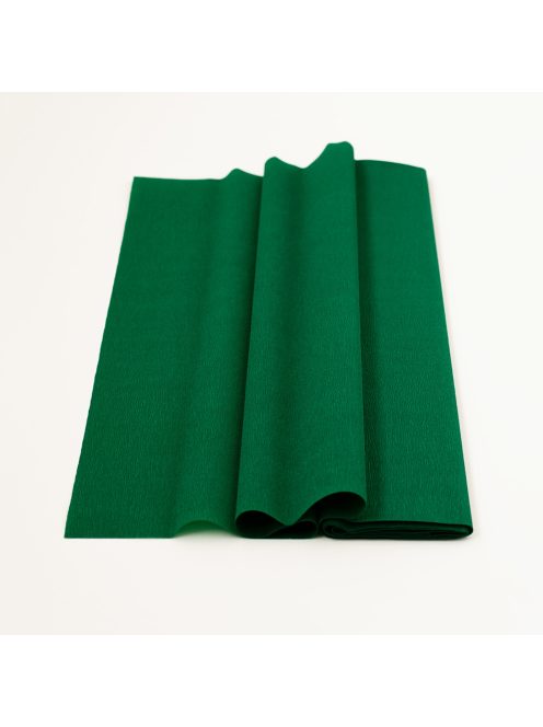 Krepp-papír 75% kreppelés 40 g/m2 BOTTLE ZÖLD 0,5 x 2,50 cm