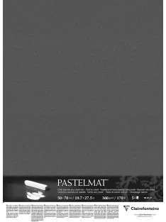 Pasztellpapír Pastelmat 50x70cm 360g - Antracit