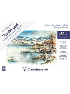   Clairefontaine Goldline akvarelltömb - 200 gr, 50 lap , 30 x 40 cm