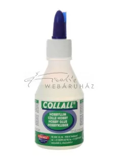 Hobbyragasztó, vízbázisú, mosható, 100ml - COLLALL