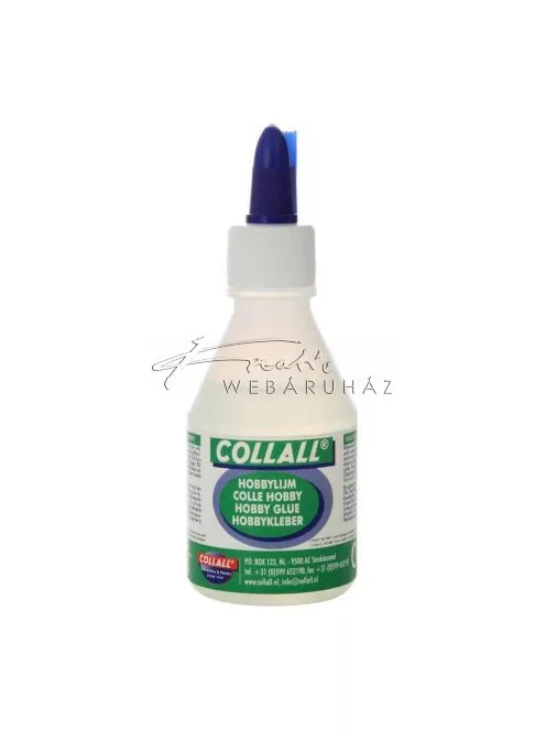 Hobbyragasztó, vízbázisú, mosható, 100ml - COLLALL