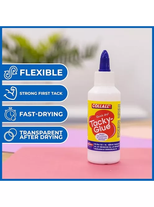 Hobbyragasztó - COLLALL Tacky Glue, 100 ml