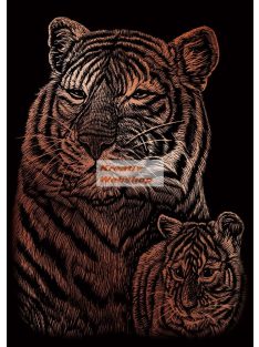 Kreatív hobby - Réz - Tigrisek