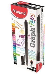 Tűfilc, 0,4 mm, MAPED "Graph'Peps", fekete