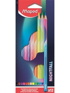 Színes ceruza készlet, háromszögletű, MAPED "Ni...