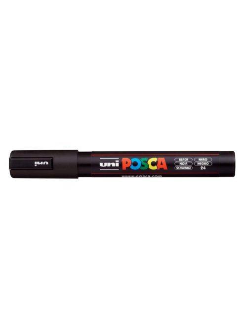 Posca filc, 1,8-2,5 mm, UNI POSCA PC-5M - Vörösbor 60