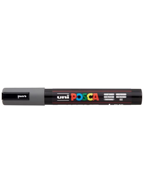 Posca filc, 1,8-2,5 mm, UNI Posca PC-5M - Mélyszürke - 82