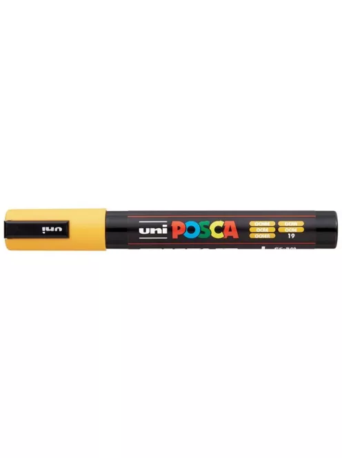 Dekormarker, 1,8-2,5 mm, UNI "Posca PC-5M", okker