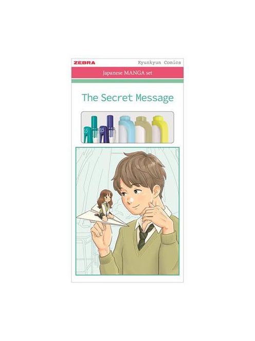Írószer készlet, ZEBRA "Manga Set, The secret m...