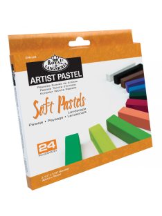 Lágypasztell kréta készlet, 24 db-os - Tájkép készítéshez - Különleges szín válogatás