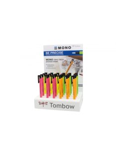 Tombow Mono Zero radír display - 24 db-os neon színek