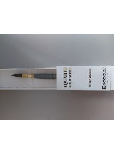   Ecset - Escoda Aquario Gold - Mókusszőr ecset, rövidnyelű, kerek - 16-os méret