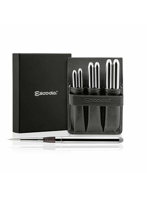 Ecset - Escoda 1243 Perla 6 Set - szintetikus ecset szett, utazó készlet, összecsukható
