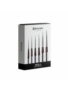Ecset - Escoda 1243 Perla 6 Set - szintetikus ecset szett, utazó készlet, összecsukható
