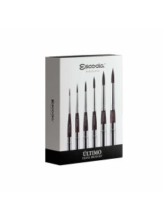   Ecset - Escoda 1245 Ultimo 6 Set - szintetikus ecset szett, utazó készlet, összecsukható