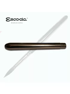   Ecset - Escoda Ultimo Travel - szintetikus ecset, rövidnyelű, kerek, összecsukható nyéllel - 2-es méret