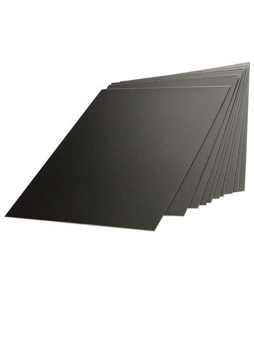 Karcfólia csomag, üres, fekete - ESSDEE 10 Black Scraperboard 152x101mm