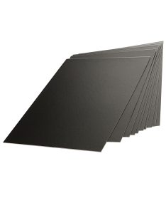   Karcfólia csomag, üres, fekete - ESSDEE 10 Black Scraperboard 229x152mm