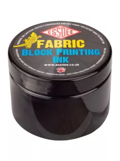 Linofesték textilre, prémium minőségű - ESSDEE Fabric Printing Ink Blue 150ml - Fekete