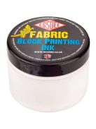 Linofesték textilre, prémium minőségű - ESSDEE Fabric Printing Ink White 150ml - Fehér