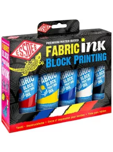   ESSDEE Textil linófesték készlet - ESSDEE Fabric Printing Inks - Textilnyomó festékek - 5 x 100 ml