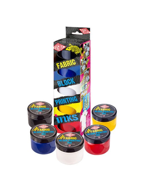 ESDEE Textil linófesték készlet - ESSDEE Fabric Printing Inks - Textilnyomó festékek - 5 x 150 ml
