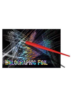   Karcfólia csomag, üres, holografikus - ESSDEE 10 Holographic Foil 152x101mm