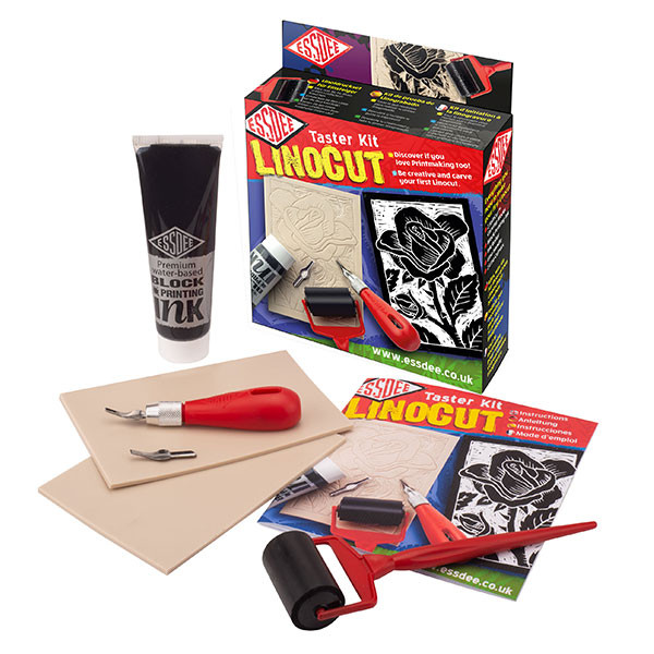 Művészlinókészlet - ESSDEE Lino Cutter and Stamp Carving Kit