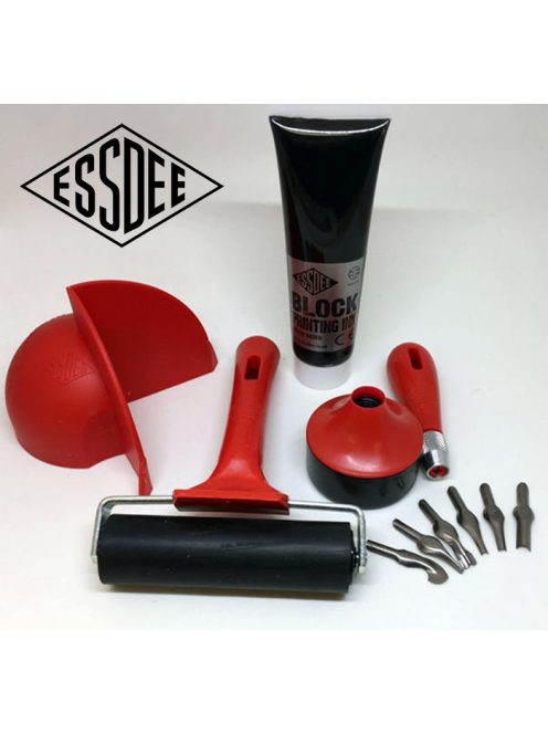 Művészlinókészlet - ESSDEE Lino Cutter and Stamp Carving Kit