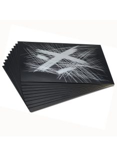   Karcfólia csomag, üres, ezüst - ESSDEE 10 Silverfoil 305x229mm