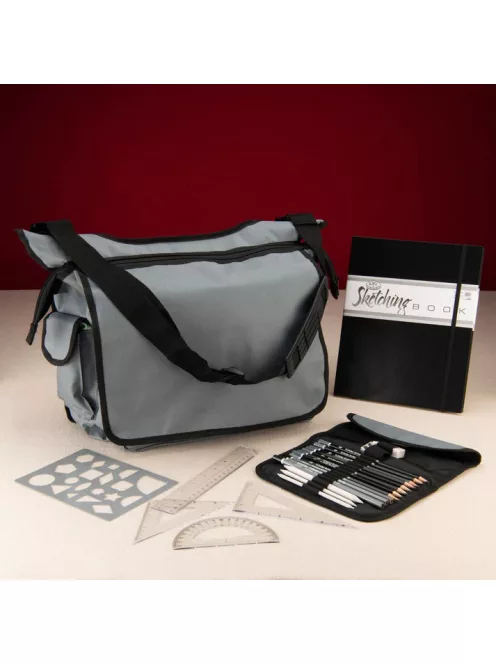 Művész rajzkészlet - Nagyméretű válltáskával