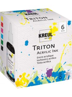 KREUL Triton - Akriltinta készlet - 6 x 50 ml készlet