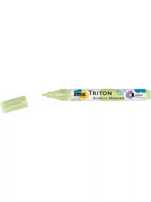 KREUL Triton Akril Filctoll közepes heggyel (2-4 mm) - Világoszöld