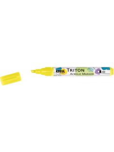   KREUL Triton Akril Filctoll Vágott heggyel (1-4 mm) - Fluoreszkáló sárga