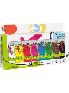   KREUL SOLO GOYA Akrilfesték készlet - 8 x 20 ml - Gyerekeknek 6 éves kortól