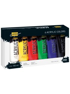 KREUL SOLO GOYA Akrilfesték készlet - 6 x 100 ml