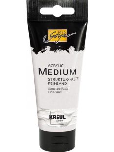   KREUL SOLO GOYA Medium Akrilhoz, tubusos, 100 ml - Struktúrapaszta, Finom homok