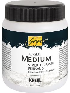   KREUL SOLO GOYA Medium Akrilhoz, tubusos, 250 ml - Struktúrapaszta, Finom homok